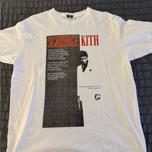 Kith White Scarface Graphic Tee